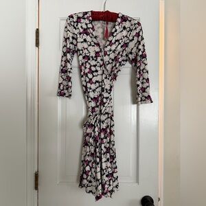 Vintage Diane Von Furstenberg Silk Wrap Dress